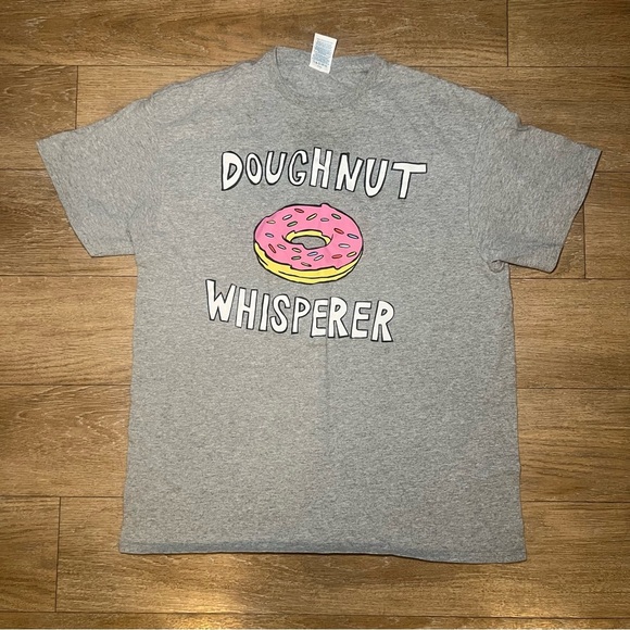 Gray Doughnut Whisperer T-Shirt - Picture 1 of 3